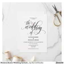 Modern Rustic Wedding Invitation Card V2 Zazzle Com Rustic Wedding Invitation Card Rustic Modern Wedding Modern Rustic Wedding Invitation