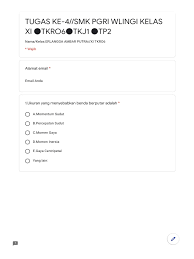 Jika sistem dalam keadaan seimbang, tentukan besarnya gaya tegangan tali ( g = 10 m/s 2 ) 21. Contoh Soal Fisika Kelas Xi