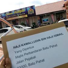 Majlis perbandaran batu pahat (mpbp) ( jawi: Majlis Perbandaran Batu Pahat Batu Pahat Johor