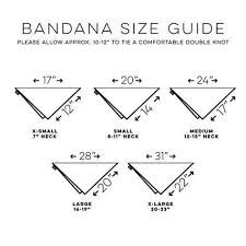 Image Result For Dog Bandana Size Chart Dog Collar Bandana