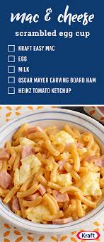 Mac Cheese Scrambled Egg Cup Recipe Mac And Cheese Scrambled Eggs With Cheese Recipes