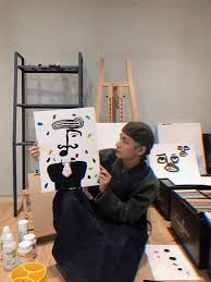 My first reproduction on photoshop ! Bts V S Paintings Have Transformed Twitter Into An Army Art Gallery