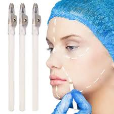 Wholesale Price White Waterproof Long Lasting Wooden White Eyeliner Pencil  Lead with Sharpener for Tattoo Eyebrow Contour Line