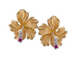 14k Yellow Gold Hibiscus Earrings Part Of Our Selection Of Earrings Include Statement Drop Stud Earrings And Much More Hibiscus 14k Yellow Gold Yellow Gold