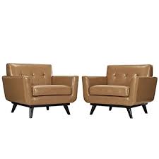 Narrow down your options by color and size to find the perfect piece for your space. Modern Contemporary Leather Armchair Set Brown Leather Buy Online In Burundi At Burundi Desertcart Com Productid 41060987