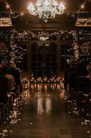 Wedding Venue In Rochester Mi Near Auburn Hills Dark Wedding Theme Candle Lit Wedding Dark Wedding