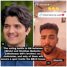 ElvishYadav has openly extended his support to #MridulTiwari (#TheMridul)  for #BiggBoss19, wishing him not just an entry into the house but also  winning the show ahead ✨ #BB19OnJioHotstar #JioHotstar #weekendkavaar  #salmankhan #biggboss