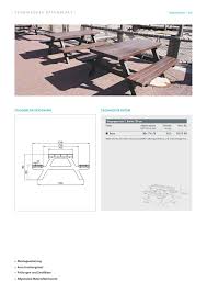 Picknick tisch und bank kombination bauanleitungen. Sitzgruppe Isola Recycling Kunststoff Bank Tisch Kombi
