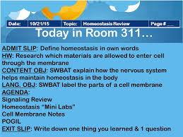 Define Homeostasis In Your Own Words 10 21 15 Date 10 21 15topic Homeostasis Reviewpage Ppt Download
