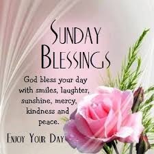 Happy Sunday I Hope You Have A Wonderful And Blessed Day Newday Peace Love Blessings Fait Happy Sunday Quotes Sunday Morning Prayer Happy Sunday Images