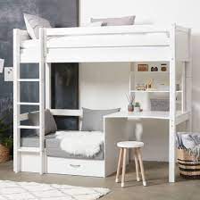 Flexa Basic Hoj Borneseng Med Skrivebord Og Sofa Chaiselong Nordic Kob Produktet Online Her Hojsenge Borneseng Sovevaerelse Inspiration