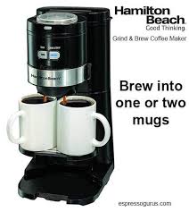 This newer model grinds and brews one cup at a time. Hamilton Beach Best Grind And Brew Coffee Maker Review Coffee Maker Reviews Coffee Brewing Wifi Coffee Maker