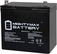 Mighty Max Ml55 12 12v 55ah Agm Deep Cycle Battery
