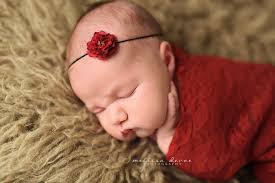 Buy Red Stretch Lace Wrap Newborn Photography Prop Baby Swaddle Online in  India