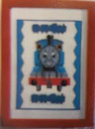 Cross Stitch Chart Thomas The Tank Engine Number One Blue