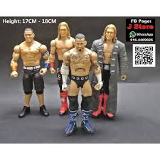 See all condition definitions : Wwe Action Figure Cm Punk Edge John Cena Used J Store Shopee Malaysia