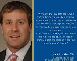 ANC's Forster named as head coach at alma mater La Salle