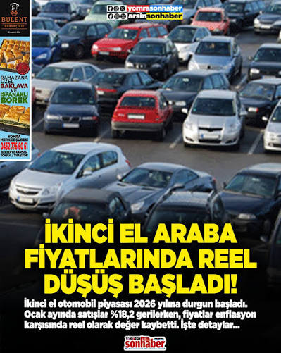 İkinci El Otomobil Piyasası Şaşırttı: Fiyatlar Neden Enflasyonun Altında Kaldı?