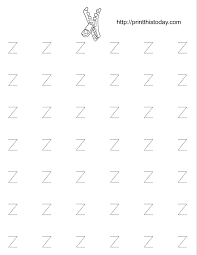 Kids can start off with tracing the two shapes that will warm them up for . Alphabet Z Tracing Worksheets For Preschool And Kindergarten
