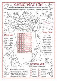 See more ideas about christmas worksheets, have fun teaching, christmas activities. Christmas Fun Christmas Worksheets Kindergarten Christmas Worksheets English Christmas