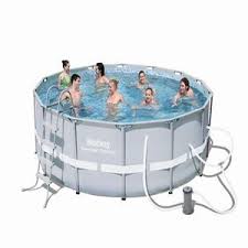 Power Steel Frame Pool Set 14 Foot X 48 Inch In Ground Pools Portable Swimming Pools Above Ground Pool