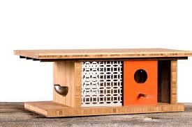 This mid century modern inspired beauty is what started my whole experience designing and selling birdhouses. Architecturally Impressed Mid Century Trendy Model Chicken Homes