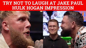 Jake Paul and Mike Perry go face-to-face with funny Hulk Hogan impressions