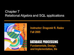 600 x 600 jpeg 106 кб. Fundamentals Design And Implementation 9 E Chapter 7 Relational Algebra And Sql Applications Instructor Dragomir R Radev Fall Ppt Download