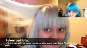 Mix vinegar with water in a 1:1 ratio. How To Strip Out Blue Hair Bleach Bath Youtube