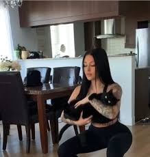 valerie cossette s cat helps her with a