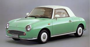 green nissan figaro nissan figaro retro cars cute cars
