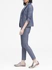 Slim Chambray Blazer Banana Republic