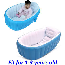 Fill the tub with a small amount of water. Inflatable Baby Bathtub Portable Inflatable Bathtubs Foldable Bath Tub For Wash Swimming Pool Newborn Baby Bath Tub Yp03s Baby Tubs Aliexpress