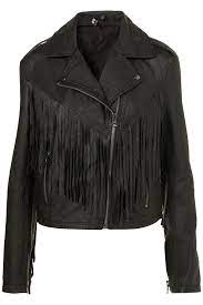 Fringed Leather Biker Jacket Clothes Fringe Leather Jacket Fashion