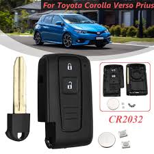 Click here for programming information. 2 Buttons Remote Key Fob Case Shell With Battery For Toyota Corolla Verso Prius Buy From 12 On Joom E Commerce Platform