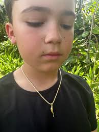 18K Kids Italian Cornicello