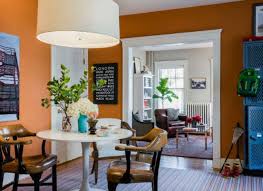 The Best Paint Colors For Low Light Rooms Orange Dining Room Dining Room Colors Living Room Colors