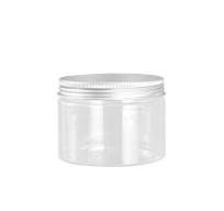 clear skincare butter cream empty scrub plastic jars container with white  lid 280ml