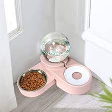• discontinue use if chipped, scratched or noticeably cracked. Buy 2 In1 Automatic Water Dispenser Pet Bowls Set Durable Detachable Stainless Steel Feeder Bowl No Spill Dog Water Bottle Dish For Cats Dogs Pink Online In Italy B089nph26p
