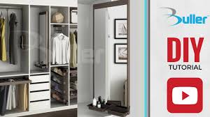 You can even add and remove parts such as shelves and drawers at a later date if you wish. How To Install Moka Pull Out Mirror In A Wardrobe Diy Tutorial Youtube