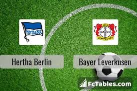 Hertha berlin ii babelsberg berliner ak 07 bfc dynamo bischofswerdaer fv carl zeiss jena chemnitzer fc energie cottbus fc viktoria 1889 berlin fsv luckenwalde fsv union fuerstenwalde germania halberstadt hertha berlin ii lokomotive leipzig optik rathenow sv select team to h2h. Hertha Berlin Vs Bayer Leverkusen H2h 21 Mar 2021 Head To Head Stats Prediction