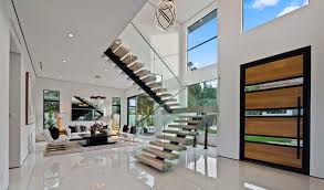 Light, bright and airy, this room is the perfect blend. Modern Staircase Design Contemporary Stair Design Ideas