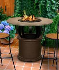 This diy fire pit coffee table combines the best of both worlds. Del Mar Bar Height Gas Propane Fire Pit Table Fire Pit Plaza