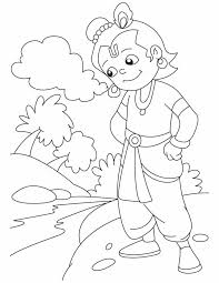 Each printable highlights a word that starts. Lordnkrishna Free Coloring Pages Sketch Coloring Page Art Drawings For Kids Art Drawings Simple Krishna Drawing