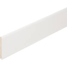 Plinthe Medium Mdf Arrondie Revetu Melamine Blanc 12 X 120 Mm L 2 2 M Hardware