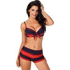 Jaoaj Women Push Up Bikini Set Swimsuit Two Pieces Bathing Suits Sports Swimwear Ad Bikini Affiliate Bikinis Low Waist Swimsuit Push Up Bikini