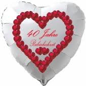 Der rubin steht für liebe und große verehrung. Rubinhochzeit Deko Und Luftballons Ballondekoration Hochzeit
