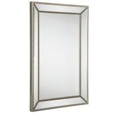 Mirrored Beaded Border Mirror Mirror Mirror Wall Mirror Wall Decor