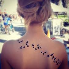 Birds Flying Away Tattoo Designs Thinking About Getting A Bird Tattoo Bird Tattoo Back Tattoos Girl Tattoos