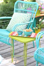 Maybe you would like to learn more about one of these? My Deck Makeover Reveal House Of Turquoise Colorful Patio Comfortable Outdoor Furniture Outdoor Furniture Collections